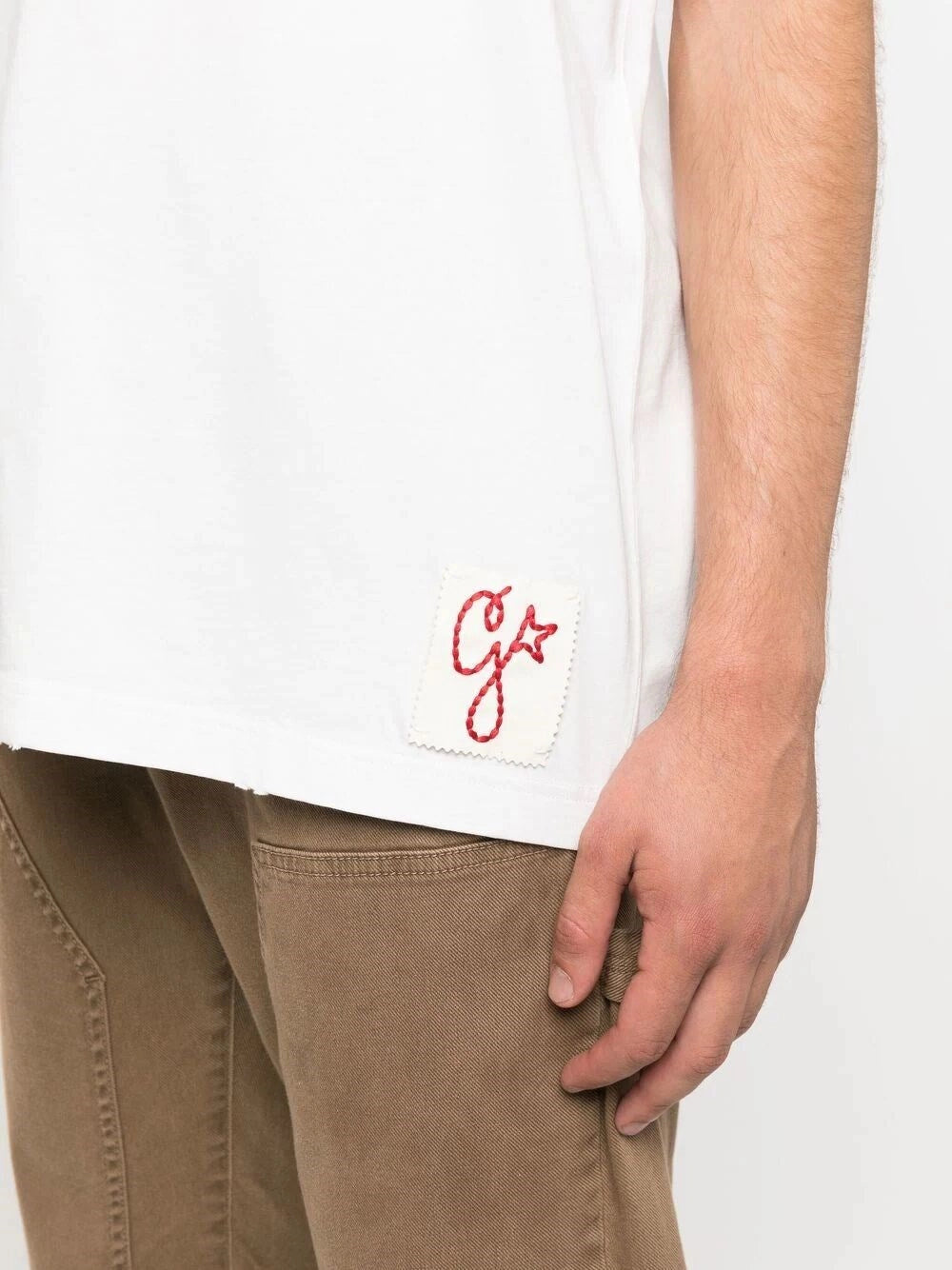 Golden Goose Men T-Shirt Distressed Cotton GOLDEN GOOSE