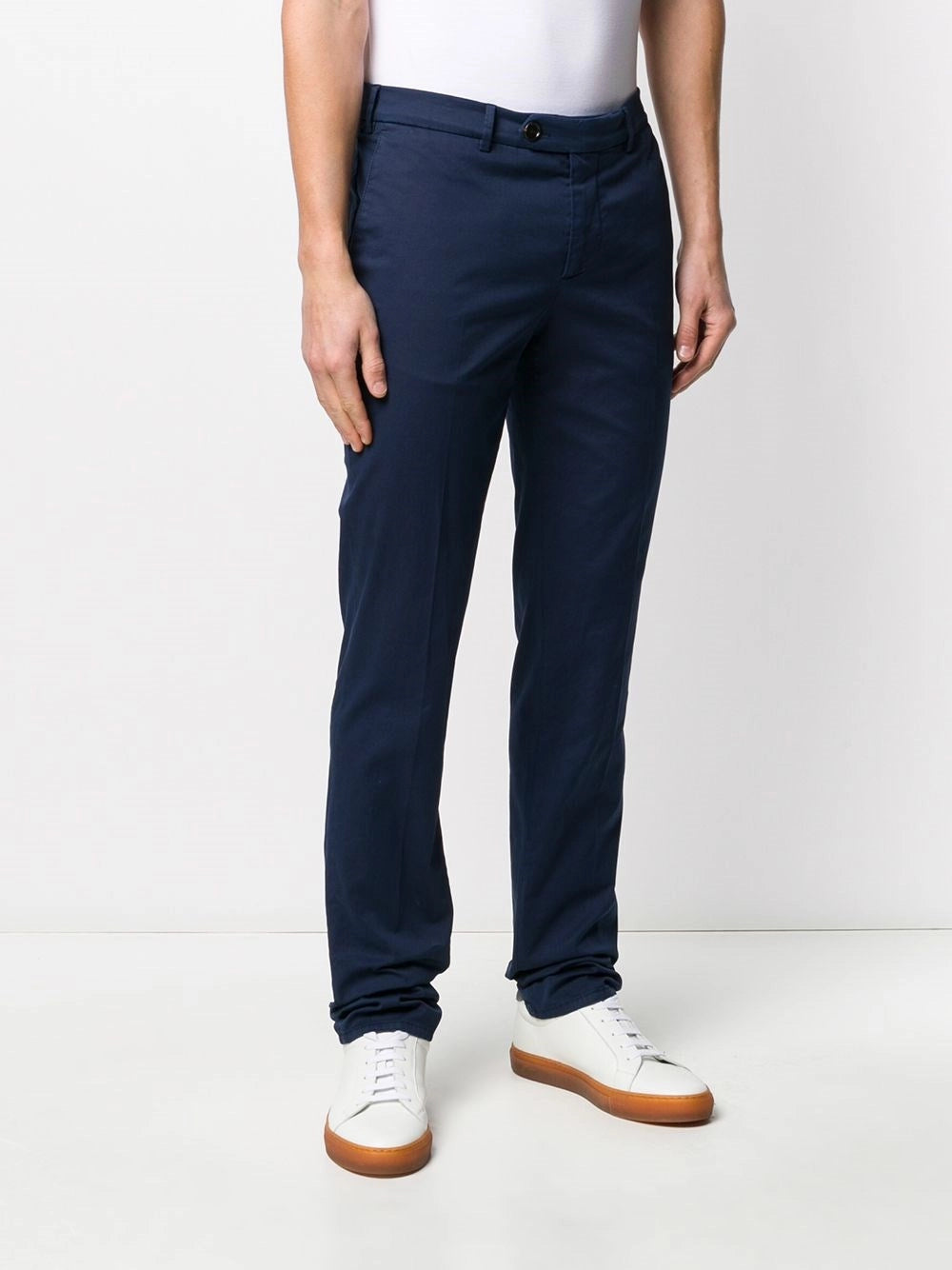 Brunello Cucinelli Men Gabardine Garment Dyed Pants BRUNELLO CUCINELLI