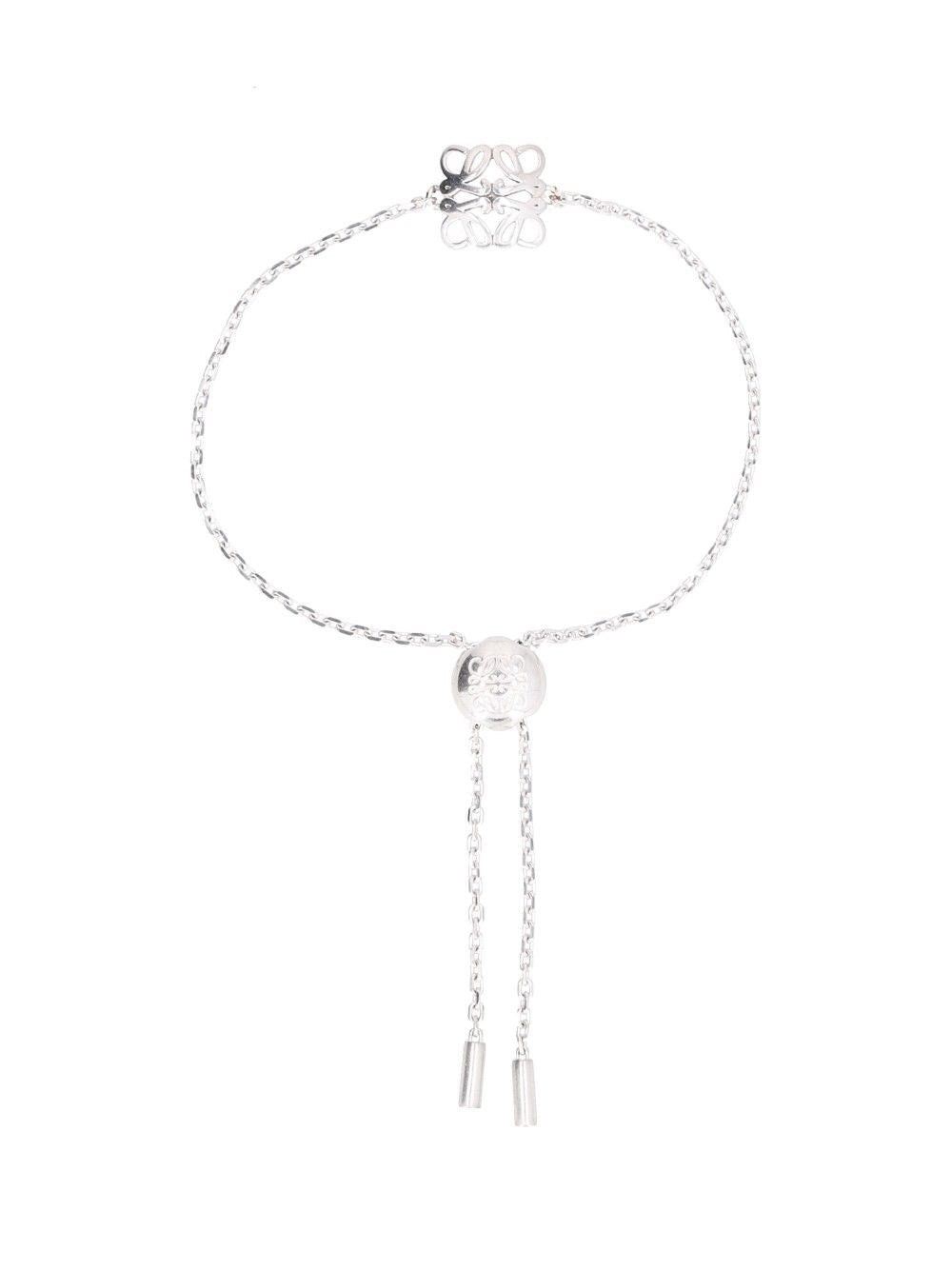 Loewe Women Anagram Silver Bracelet LOEWE