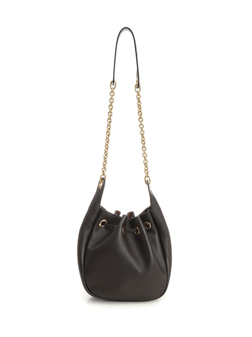 Saint Laurent Women Leather Bucket Bag SAINT LAURENT