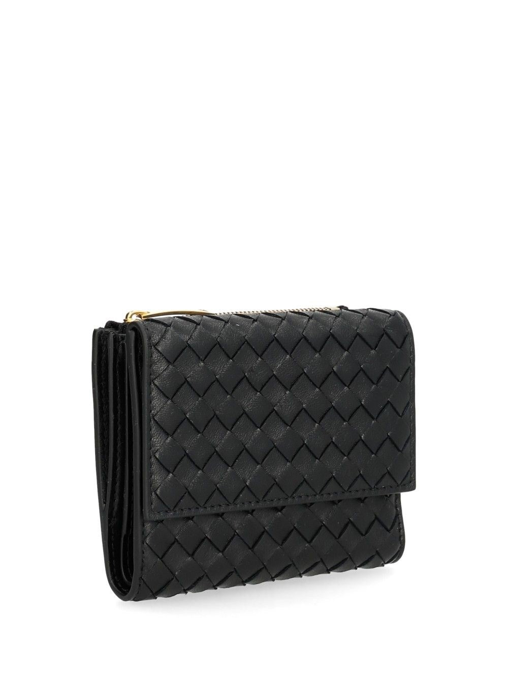 Bottega Veneta Women Small "Bi-Fold" Woven Wallet BOTTEGA VENETA
