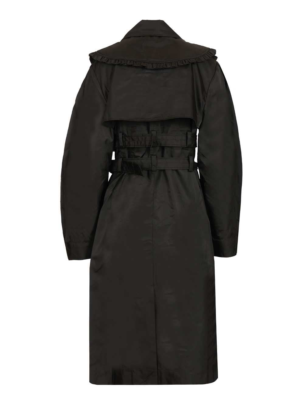 Ganni Women Duchesse Nylon Trenchcoat GANNI