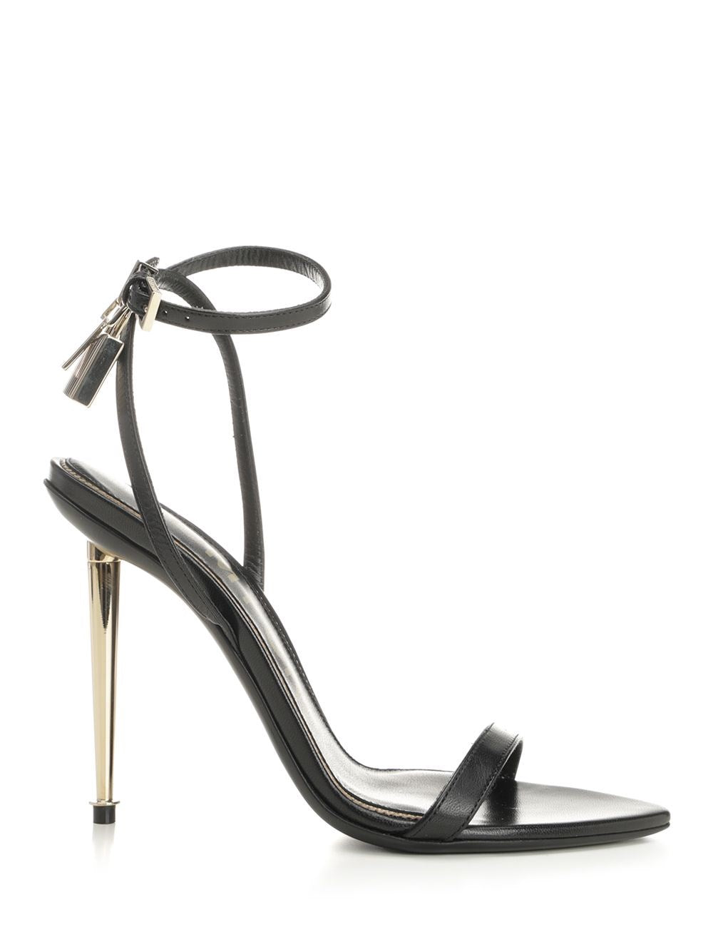 Tom Ford Women "Padlock" Leather Sandals TOM FORD