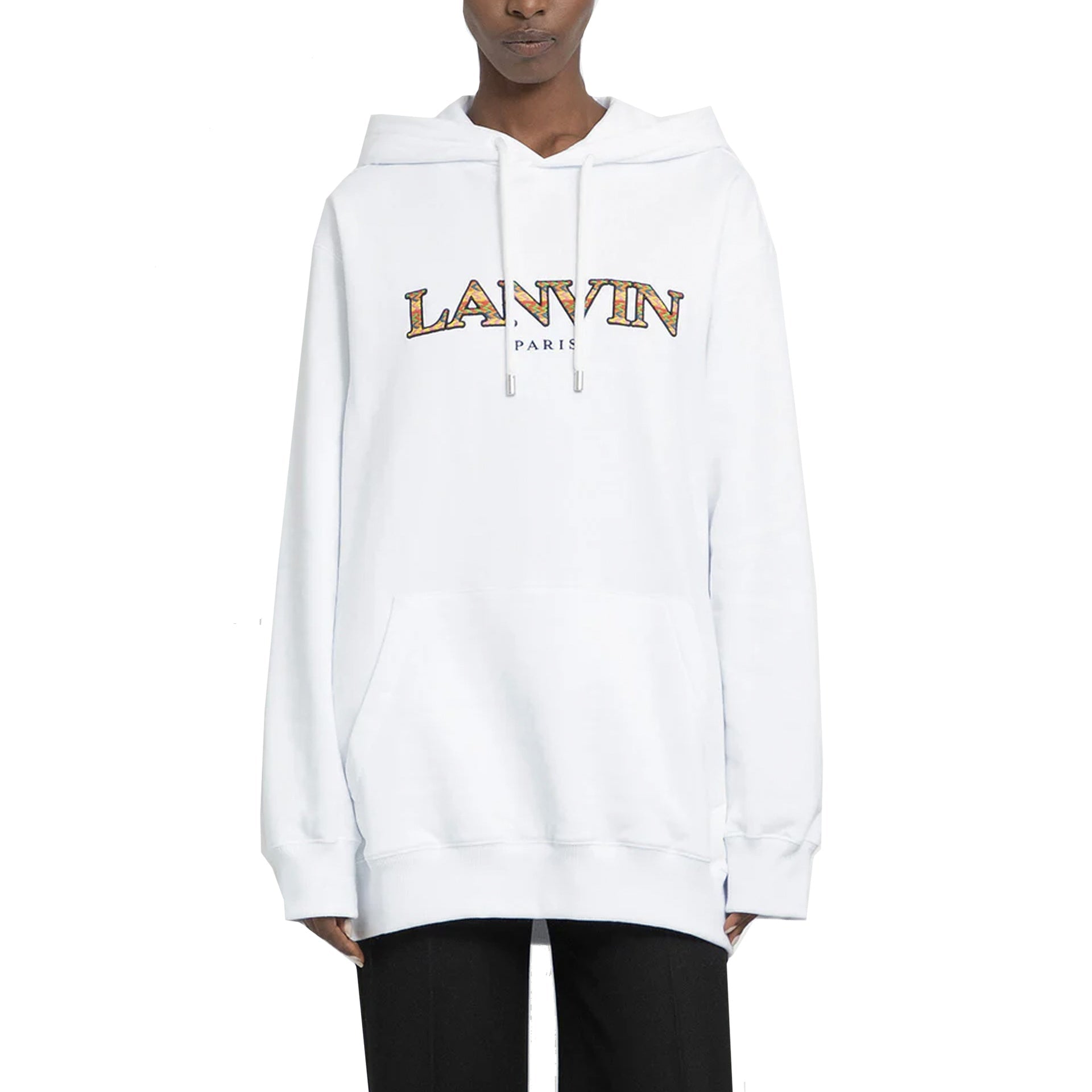Lanvin Oversized Logo Hoodie Sweatshirt Women LANVIN