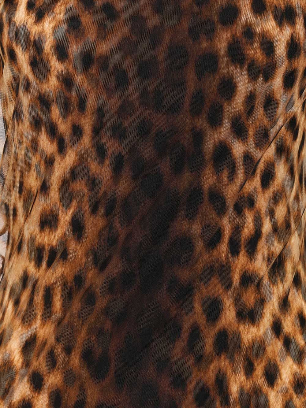 Sportmax Women Animal Print Fitted Dress SPORTMAX