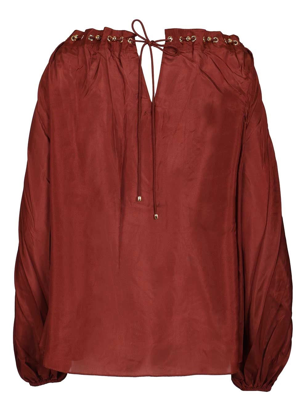 Zimmermann Women "Aster" Blouse With Ruffles ZIMMERMANN