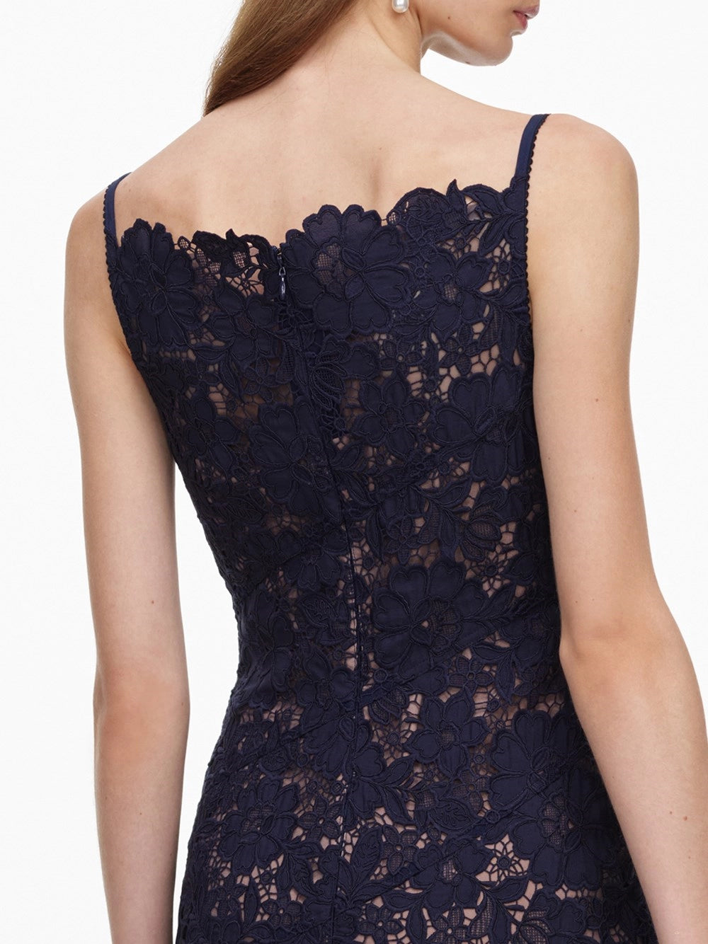 Self-Portrait Women Spiral Lace Midi Dress SELF-PORTRAIT