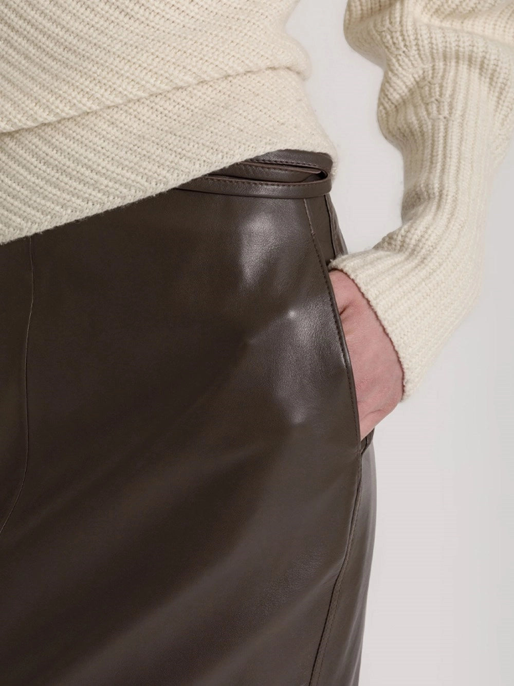 Alberta Ferretti Women Leather Skirt ALBERTA FERRETTI