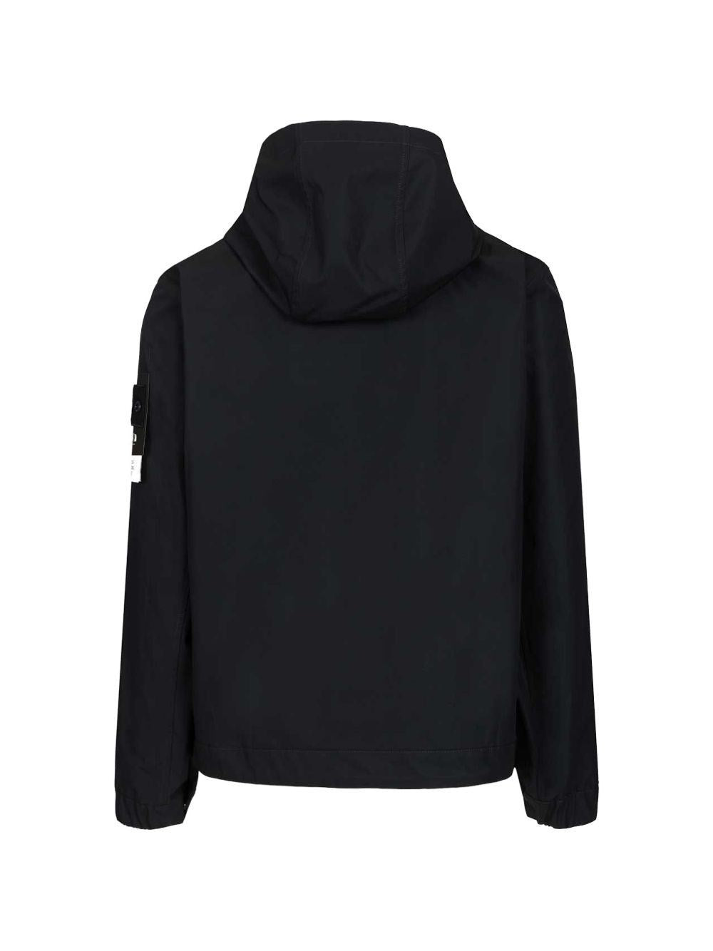 Stone Island Men Hooded Jacket In Stretch Organic Cotton Twill STONE ISLAND