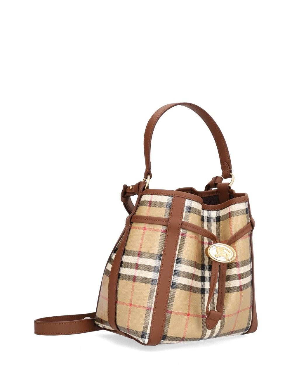 Burberry Women Mini Check Bucket Bag BURBERRY