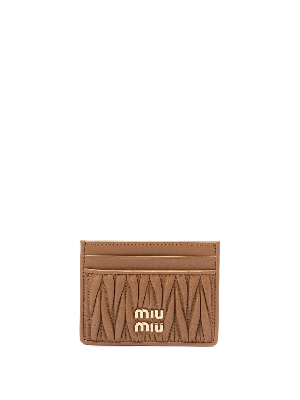 Miu Miu Women Matelassé Leather Card Holder MIU MIU