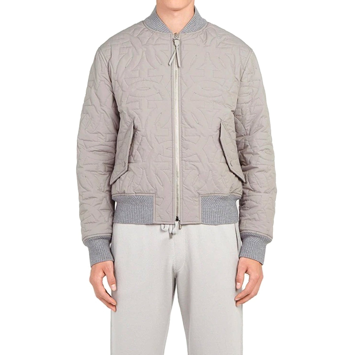 Salvatore Ferragamo Quilted Bomber Jacket Men FERRAGAMO