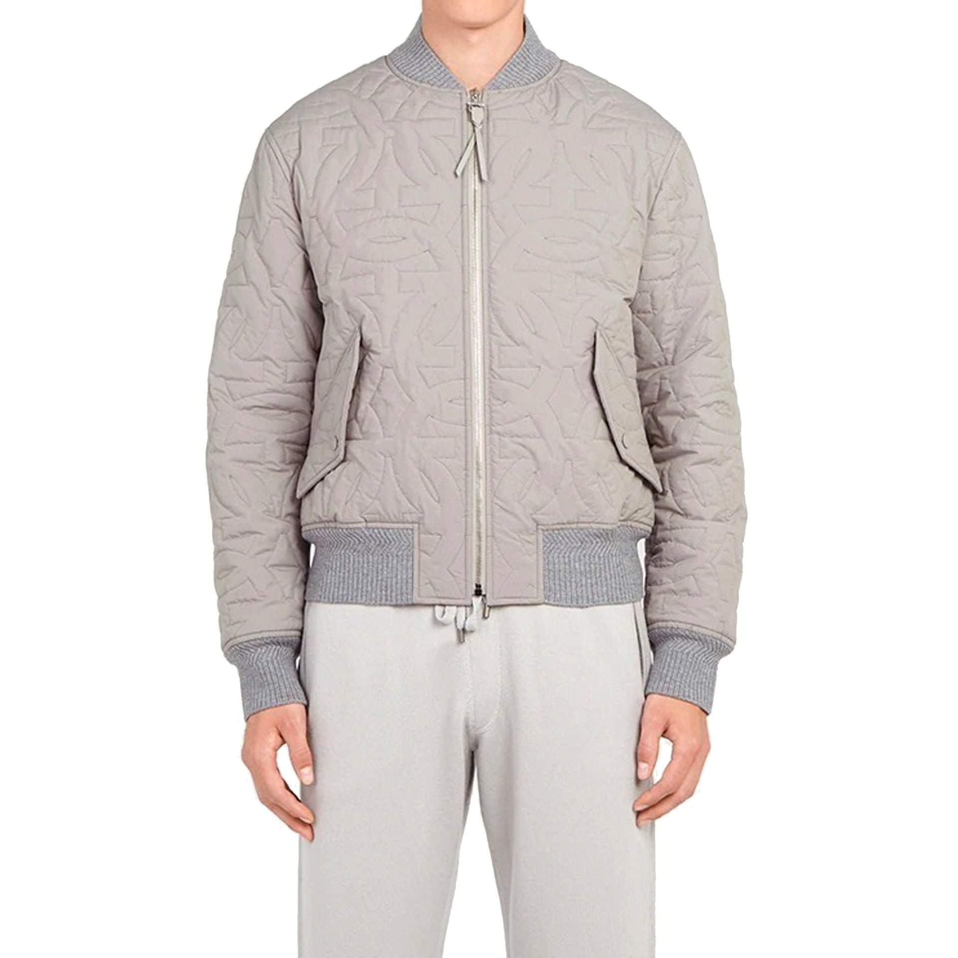 Salvatore Ferragamo Quilted Bomber Jacket Men FERRAGAMO