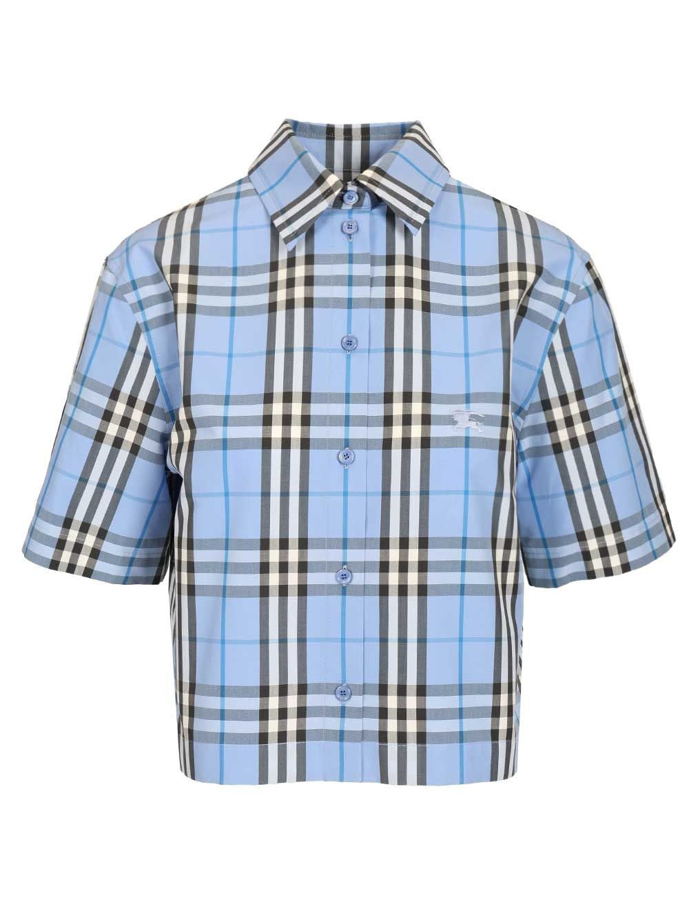 Burberry Women "Check" Cotton Shirt BURBERRY