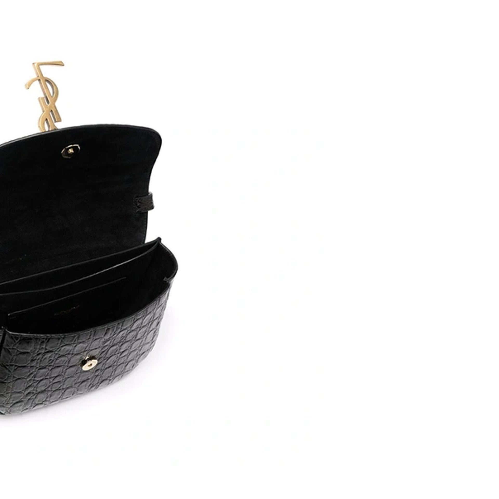 Saint Laurent Kaia Croco Shoulder Bag Women SAINT LAURENT