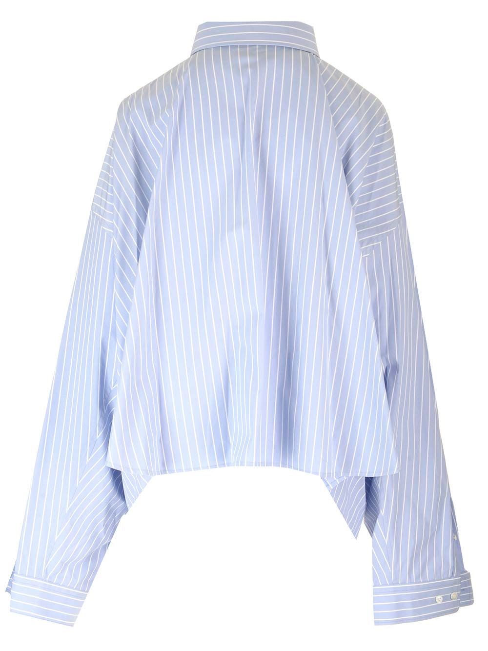 Balenciaga Women Large Fit Asymmetric Shirt BALENCIAGA