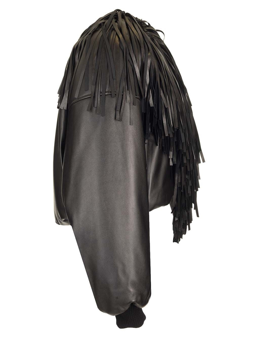 Alaïa Women Fringed Bomber Jacket ALAIA