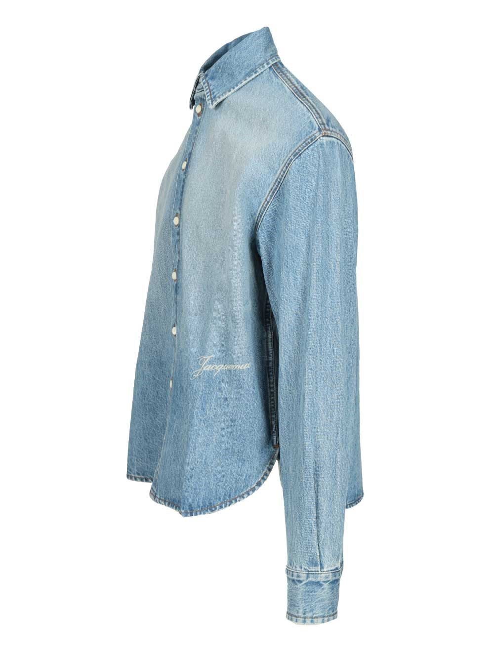 Jacquemus Men Simon De-Nîmes Denim Shirt JACQUEMUS