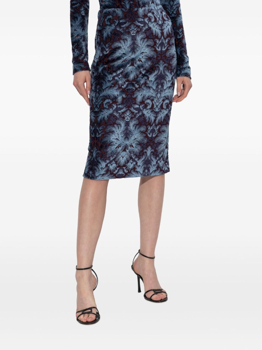 Etro Women Midi Skirt With Paisley Flower Print ETRO