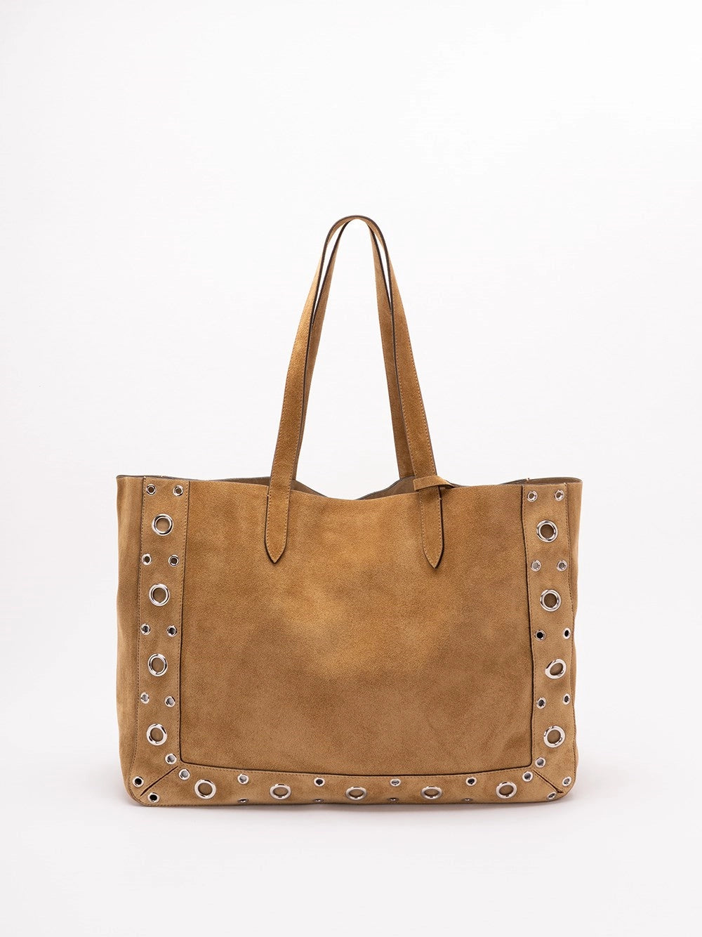 Valentino Garavani Men `Nellcote` Multi Studs Logo Large Leather Tote VALENTINO GARAVANI