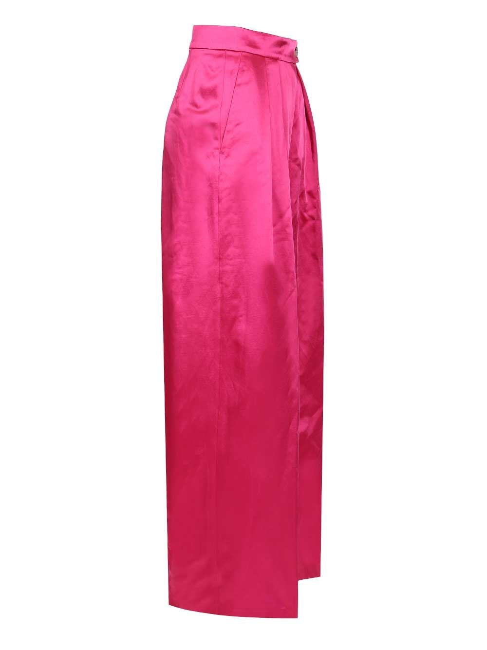 Dries Van Noten Women Wide Pink Trousers DRIES VAN NOTEN