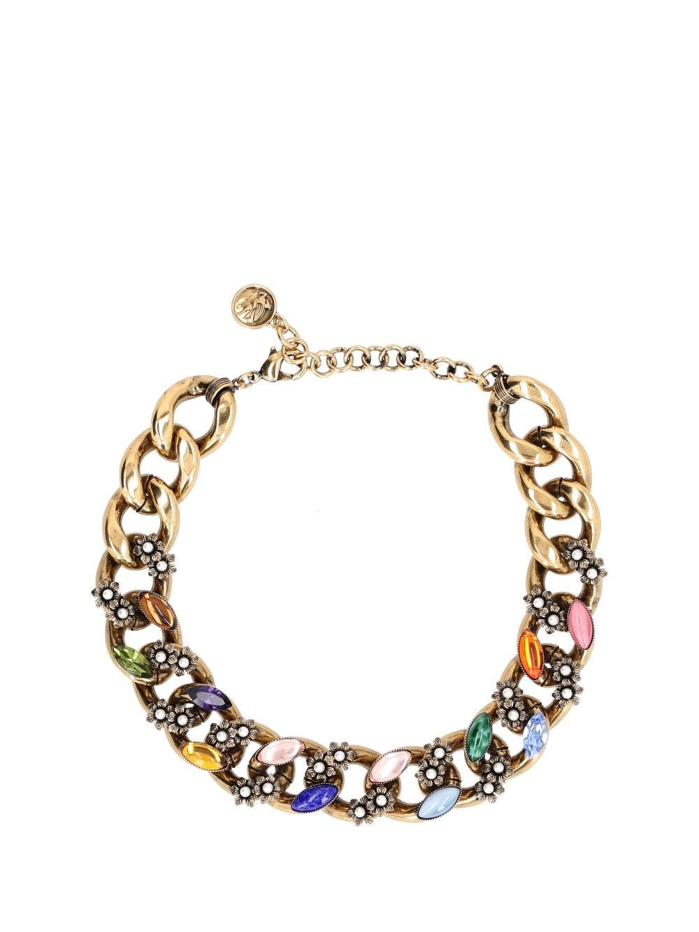 Etro Women Multicoloured Embellished Necklace ETRO