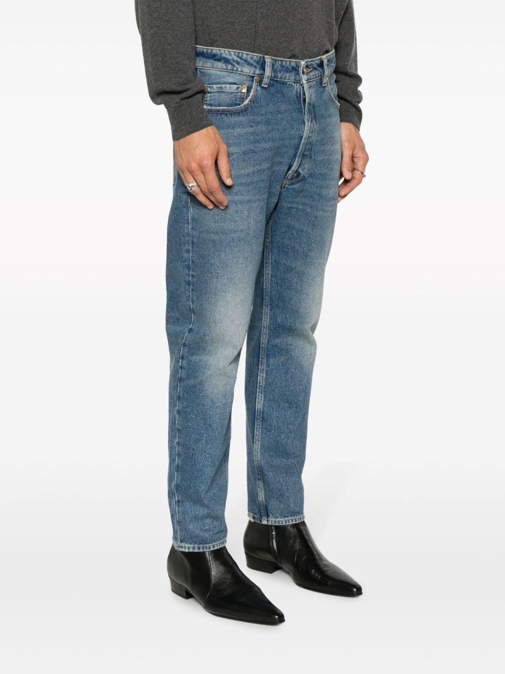 Golden Goose Men "Golden Happy" Stone Washed Jeans GOLDEN GOOSE