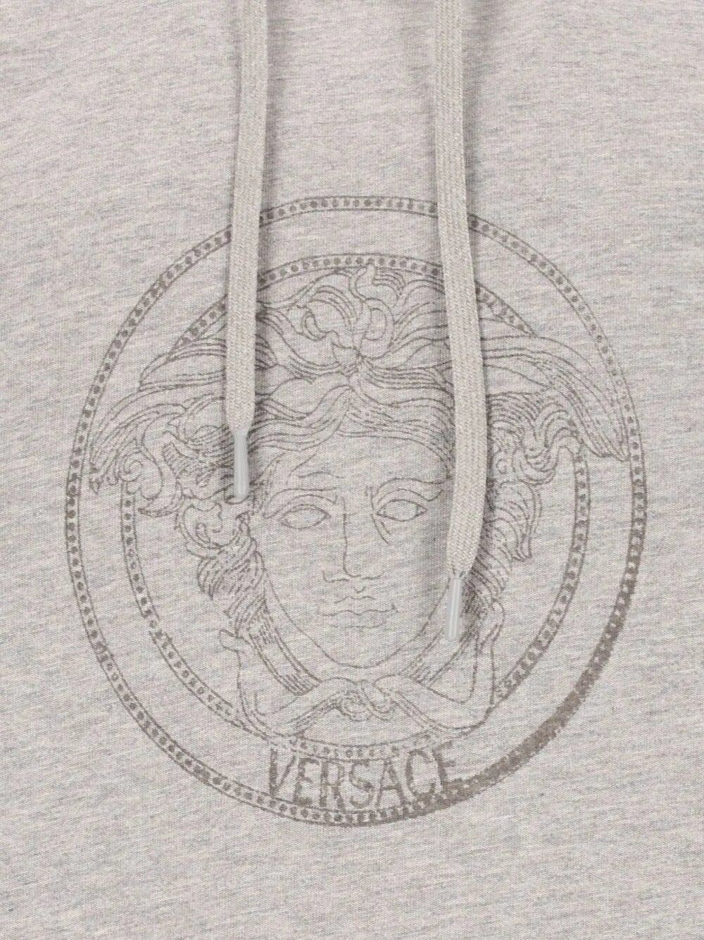 Versace Men Cotton Jersey Sweatshirt With Print VERSACE