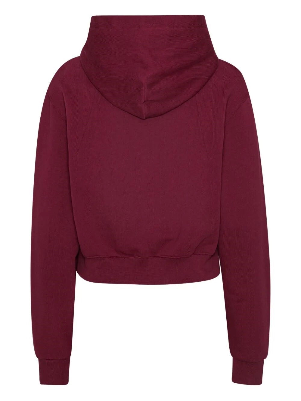 Rotate Women Terry Back Cropped Hoodie