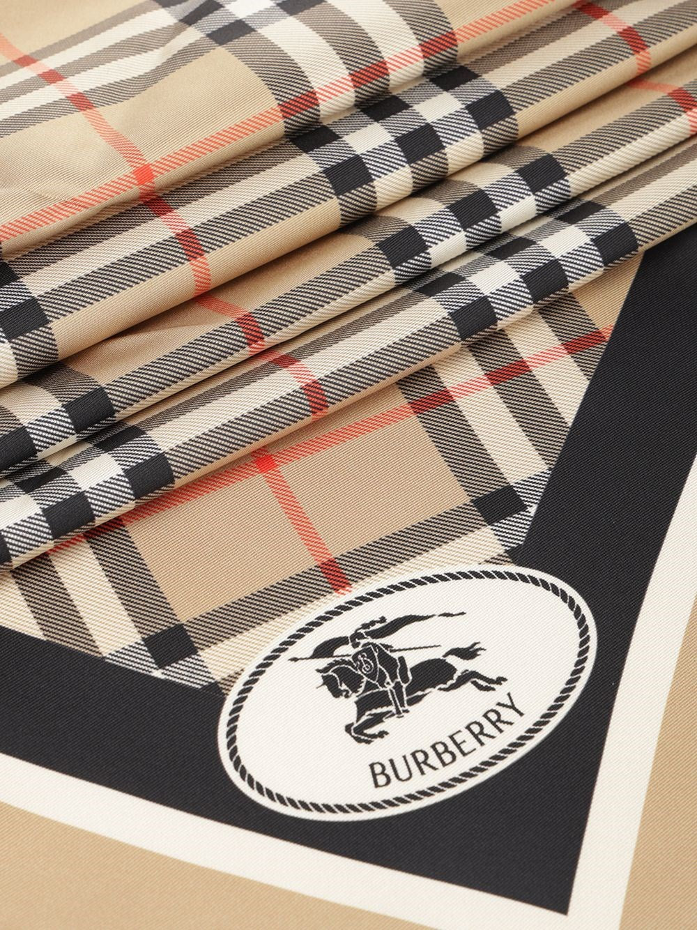 Burberry Women Check Silk Scarf