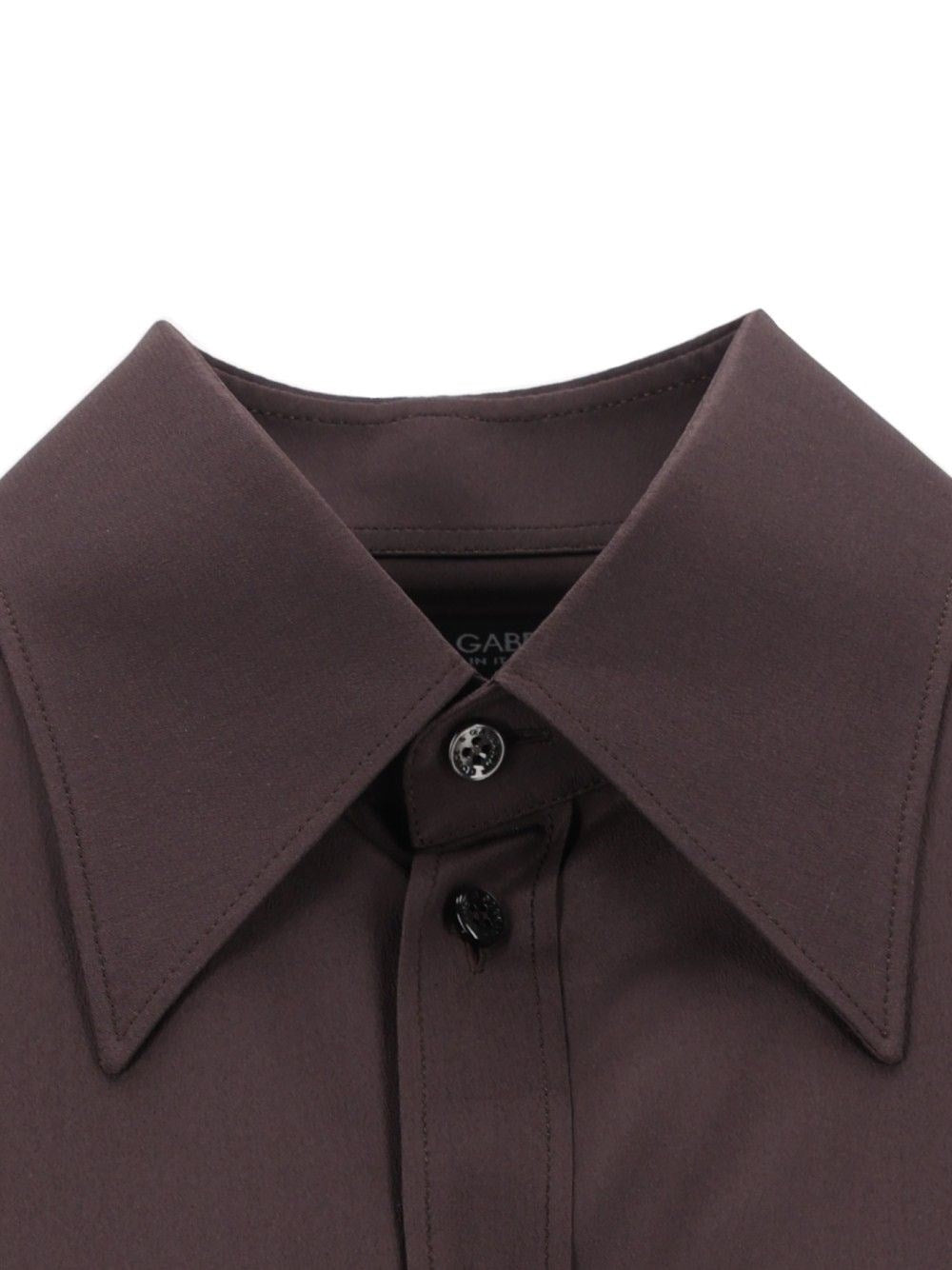 Dolce & Gabbana Men Shirt In Silk Crêpe De Chine DOLCE & GABBANA