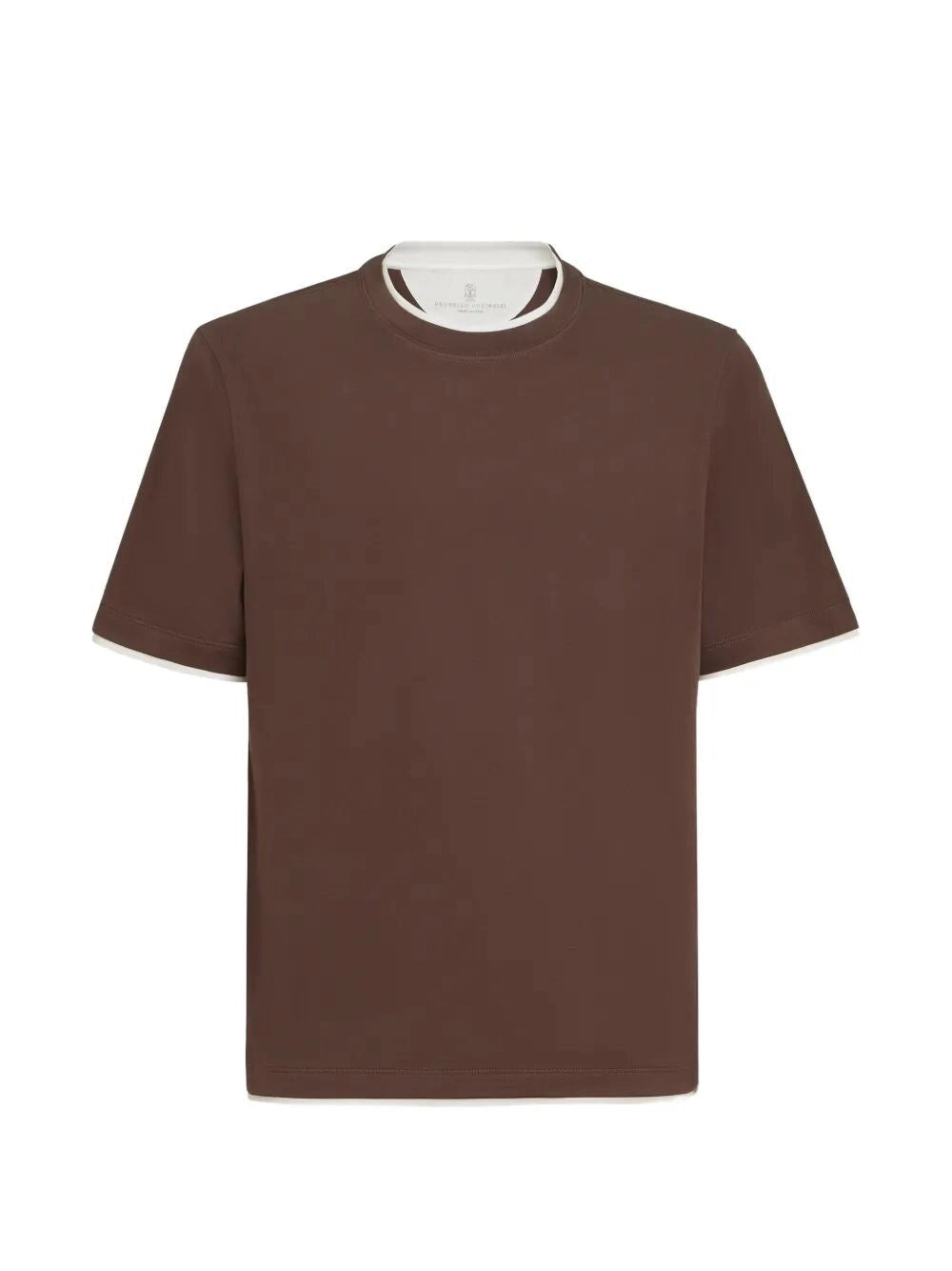 Brunello Cucinelli Men T-Shirt With Faux-Layering BRUNELLO CUCINELLI