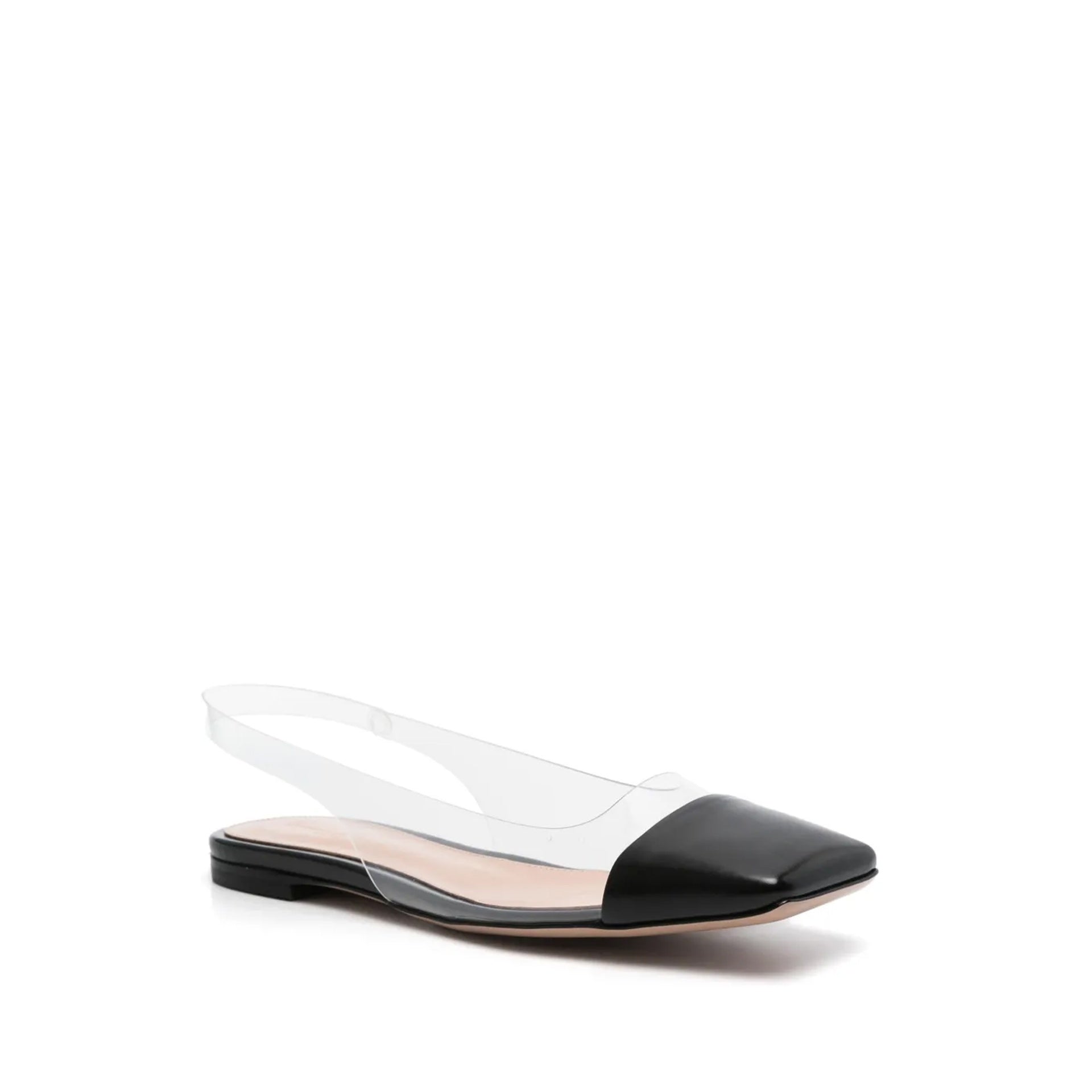 Gianvito Rossi Plexi Slingback Flats Women GIANVITO ROSSI