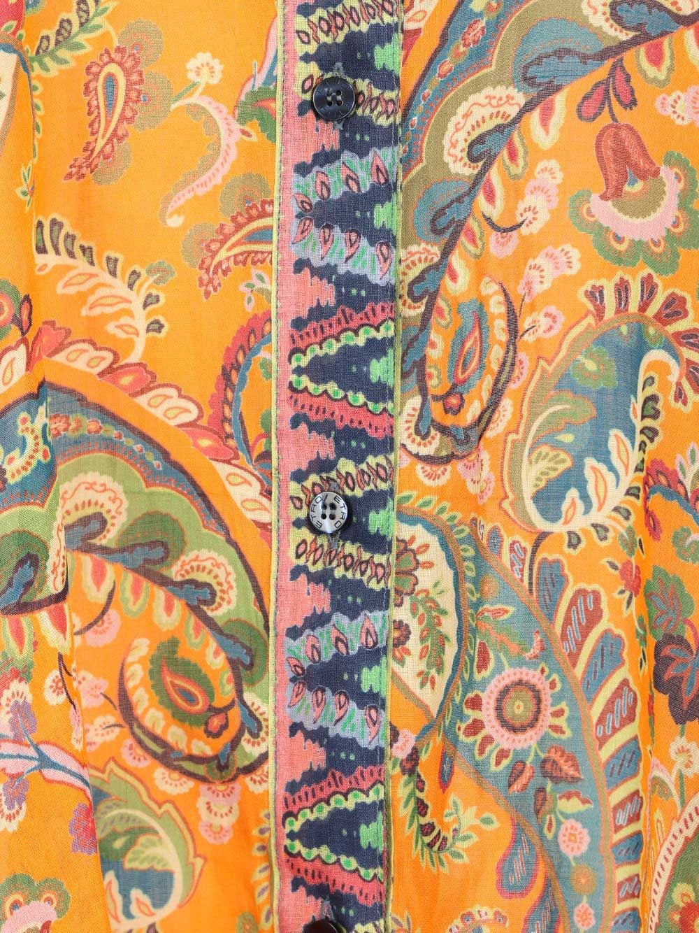Etro Women Multicoloured Printed Ramie Blouse ETRO
