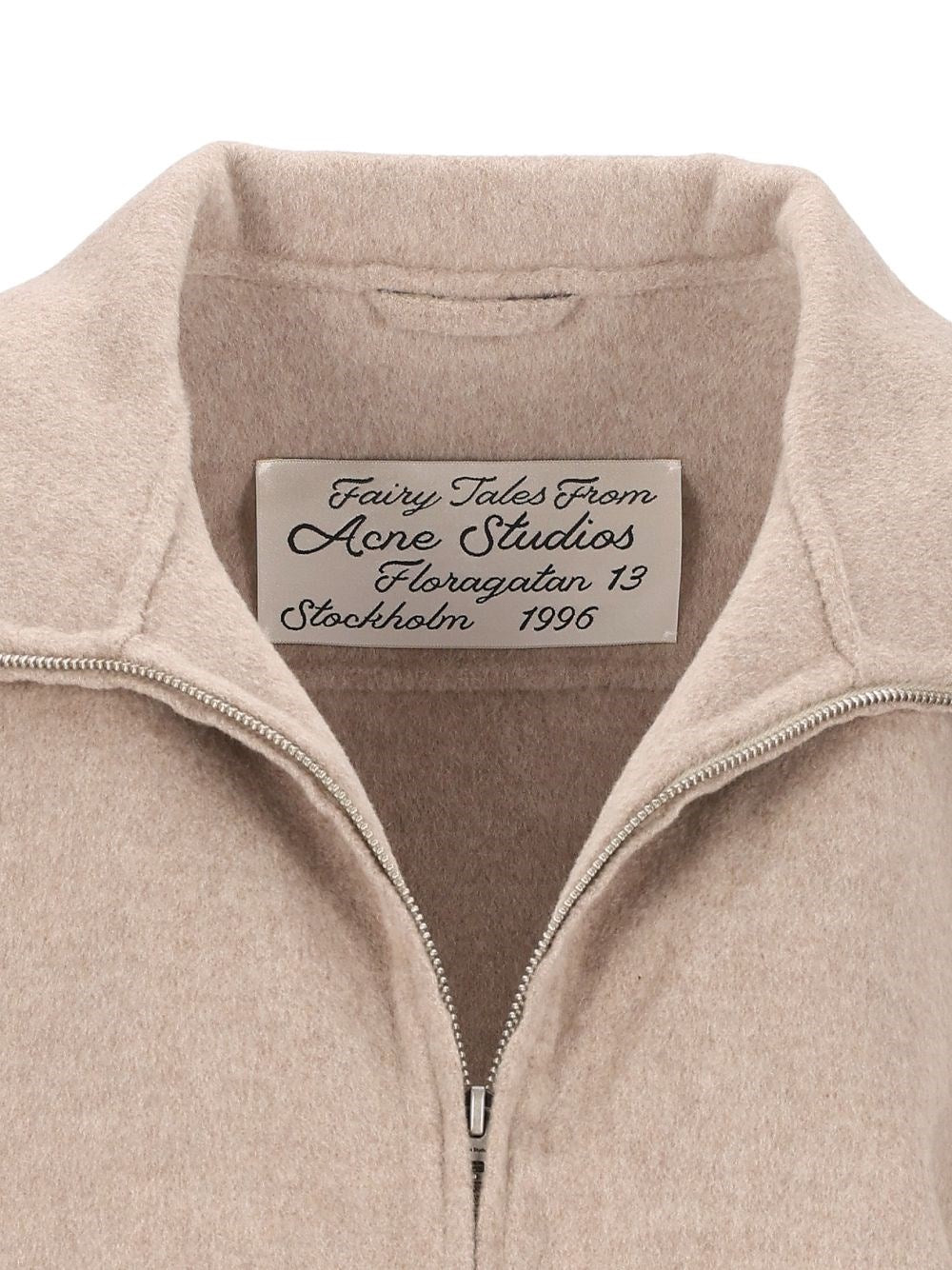 Acne Studios Women Wool Pea Coat With Zip ACNE STUDIOS