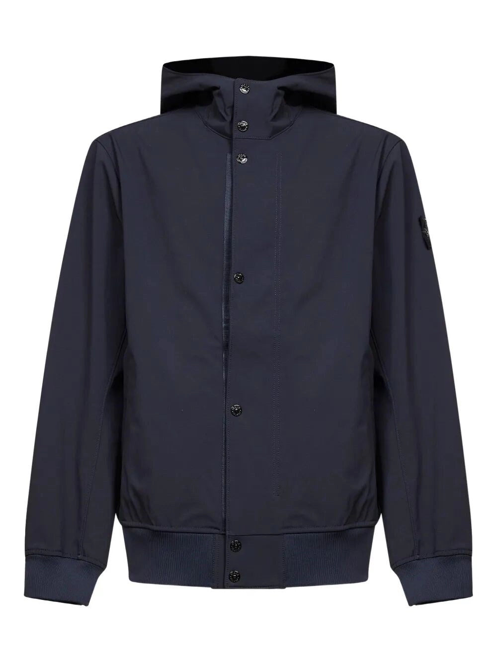 Stone Island Men `Light Soft Shell-R E.Dye Technology` Short Parka STONE ISLAND