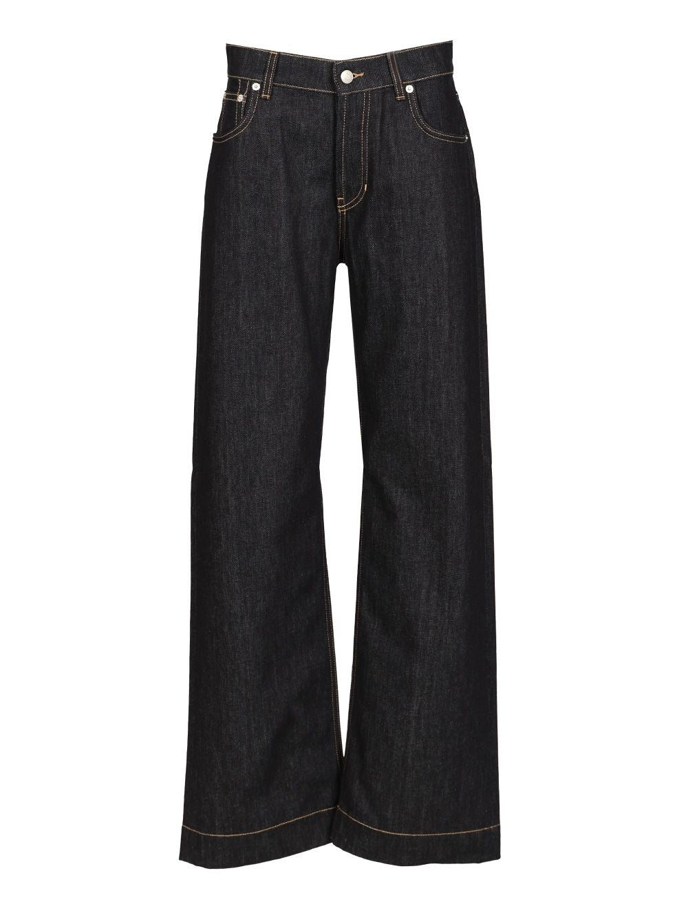 Mcqueen Men Wide Leg Jeans ALEXANDER MCQUEEN
