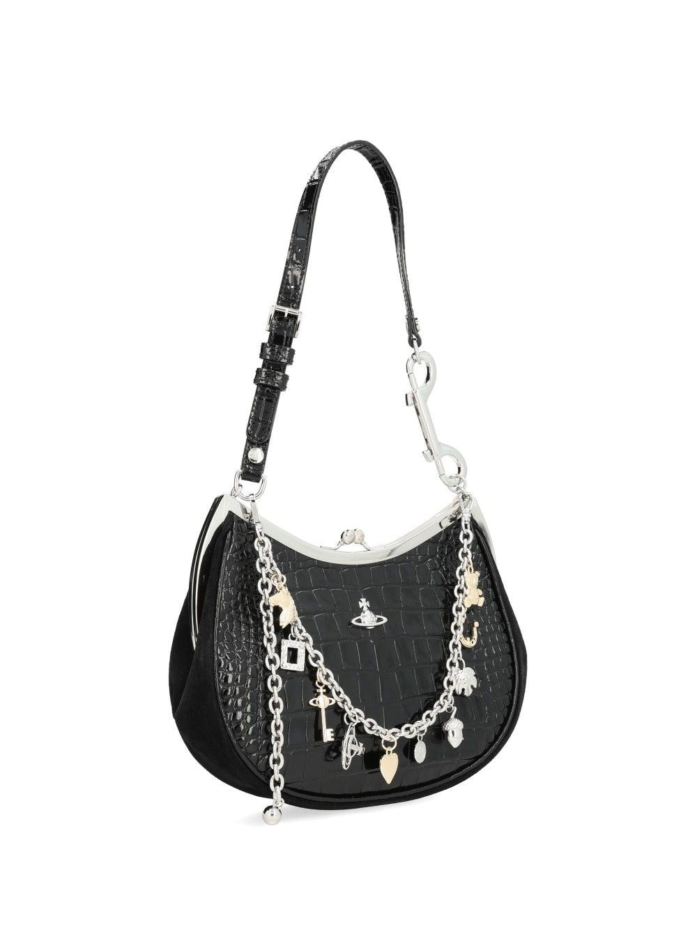 Vivienne Westwood Women Leather Charm Bag VIVIENNE WESTWOOD