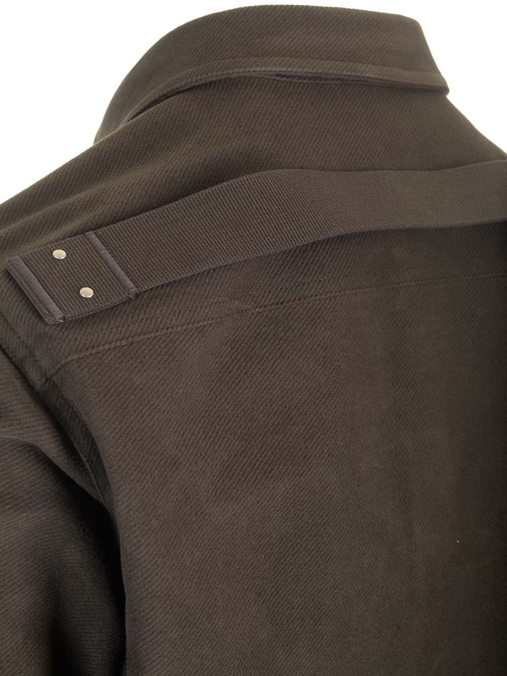 Rick Owens Men Wool Shirt Jacket RICK OWENS