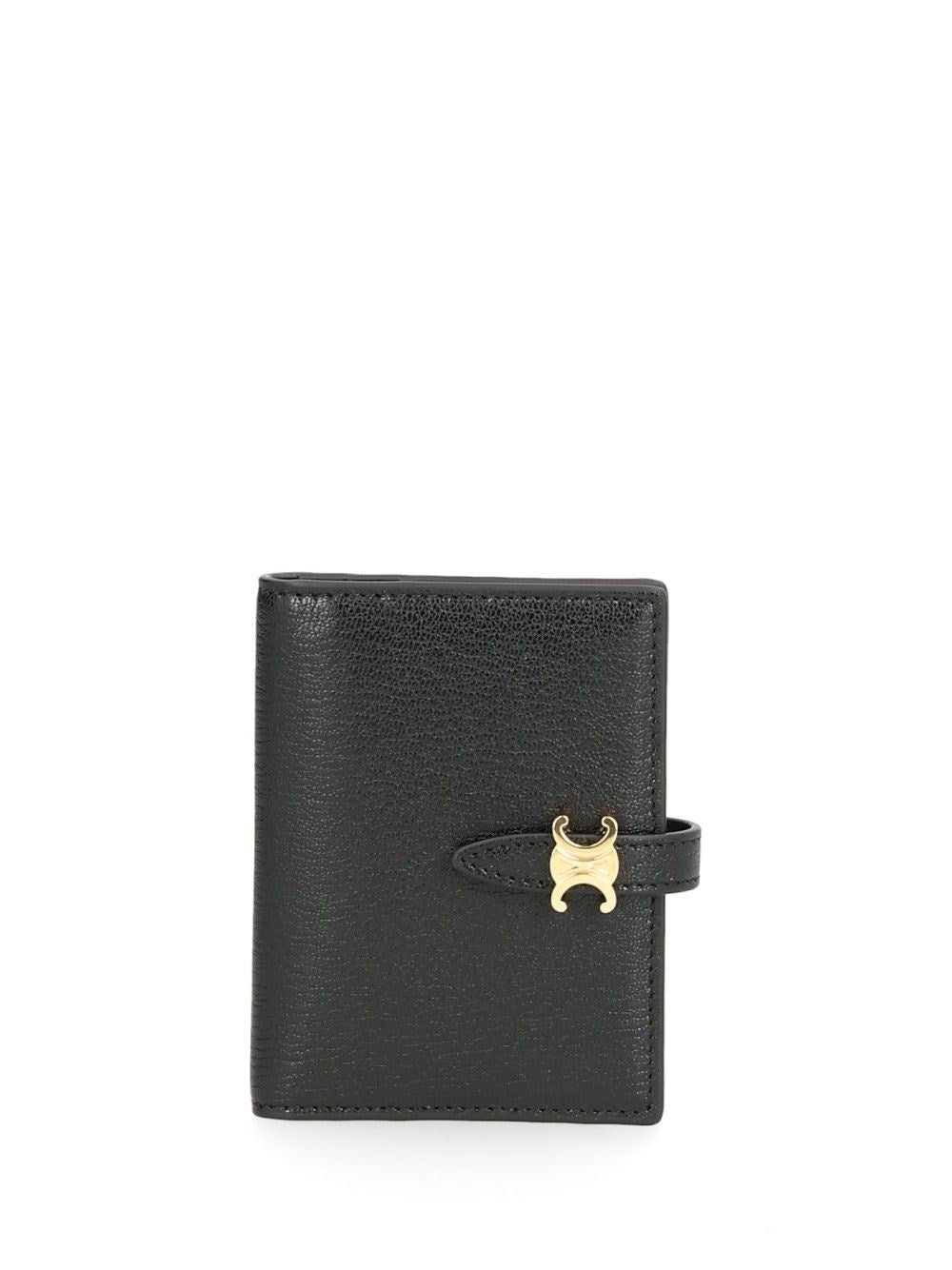 Celine Women Triomphe Pontet Bi-Fold Card Holder CELINE