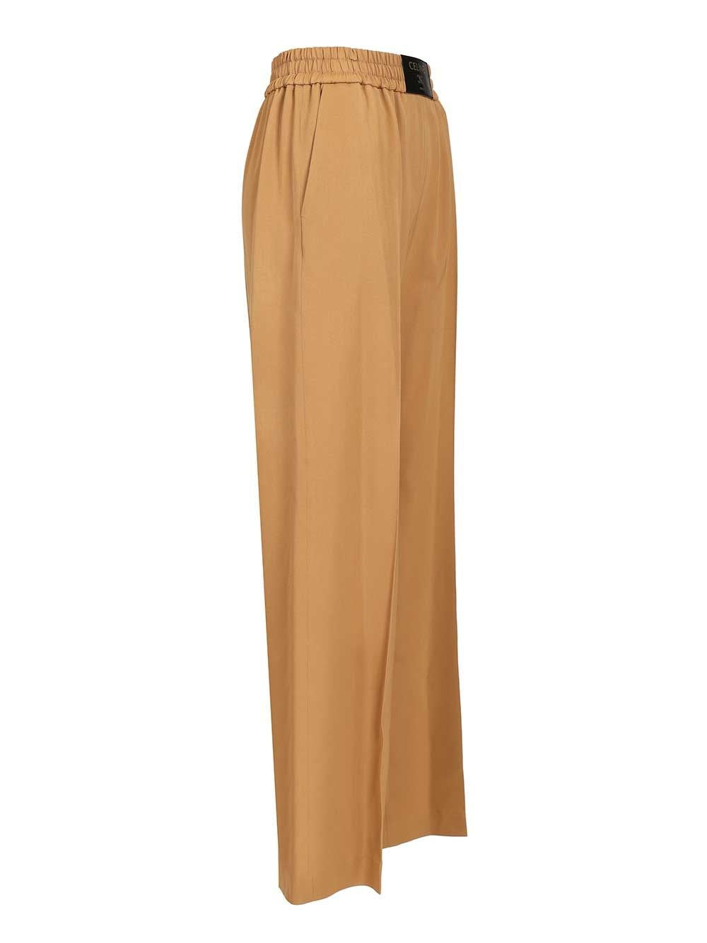 Celine Women Wool Twill Trousers CELINE