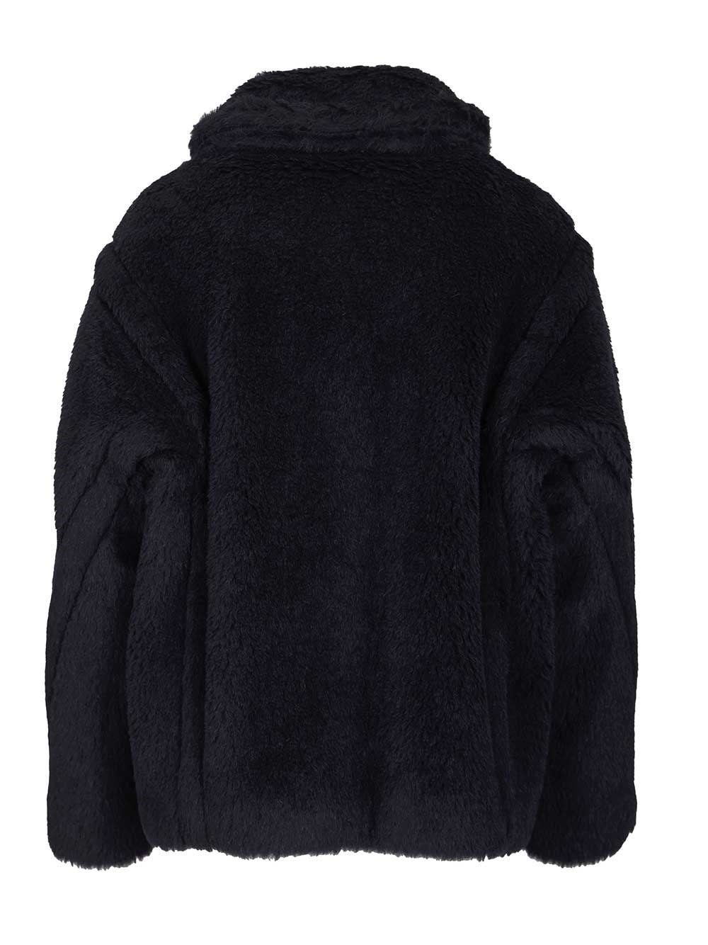 Max Mara Women Fuggito Short Teddy Single Breast Coat MAX MARA