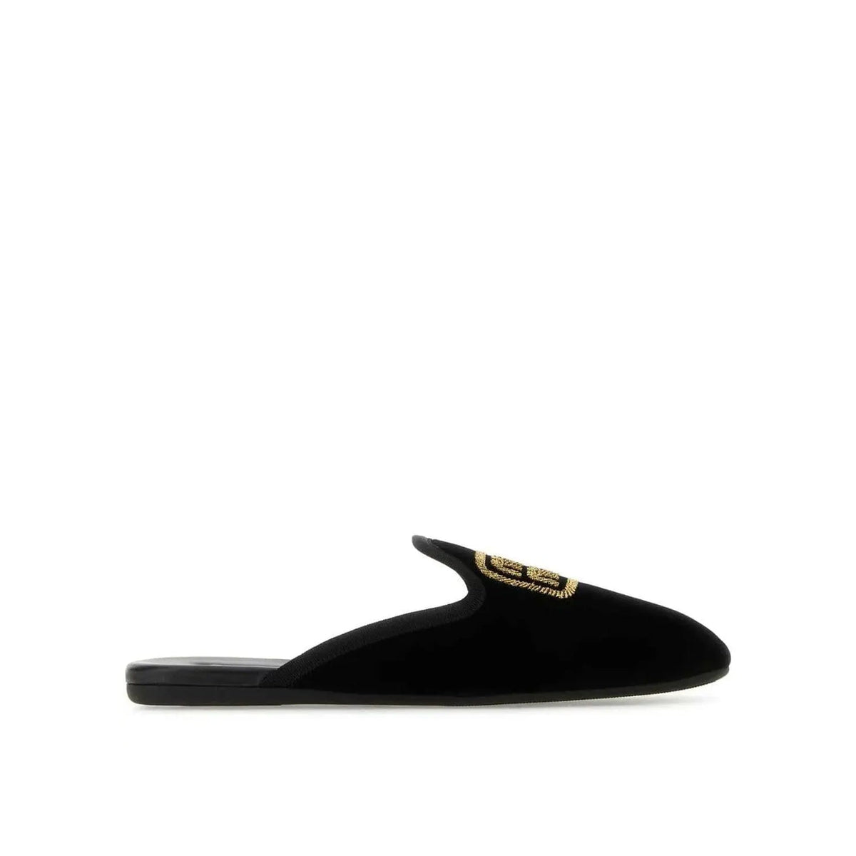 Miu Miu Logo Embroidered Slip-On Mules Women MIU MIU