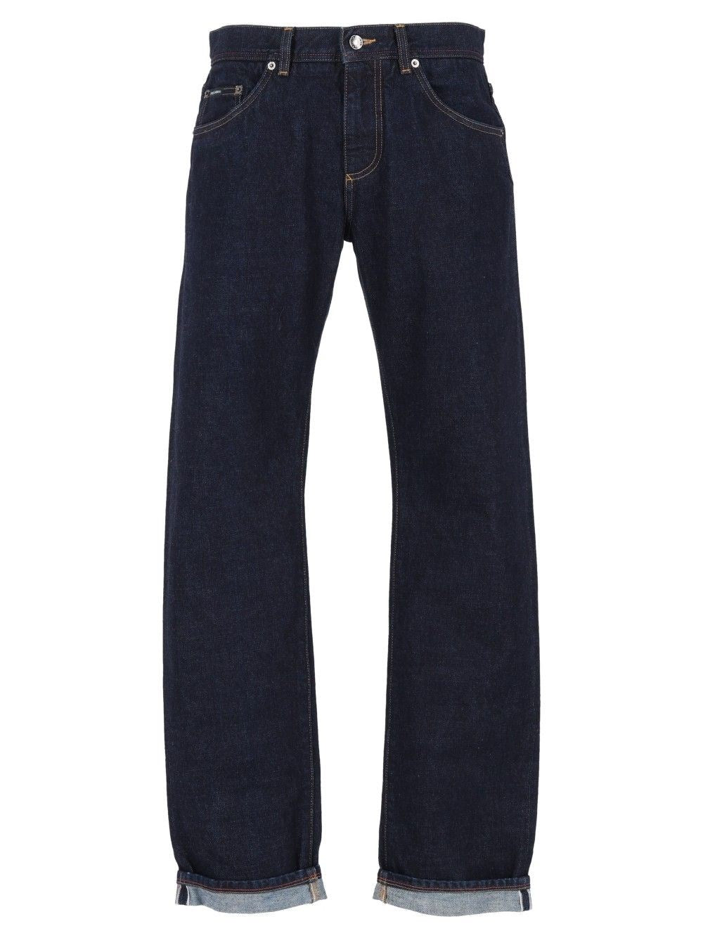 Dolce & Gabbana Men Jeans With Embroidery DOLCE & GABBANA