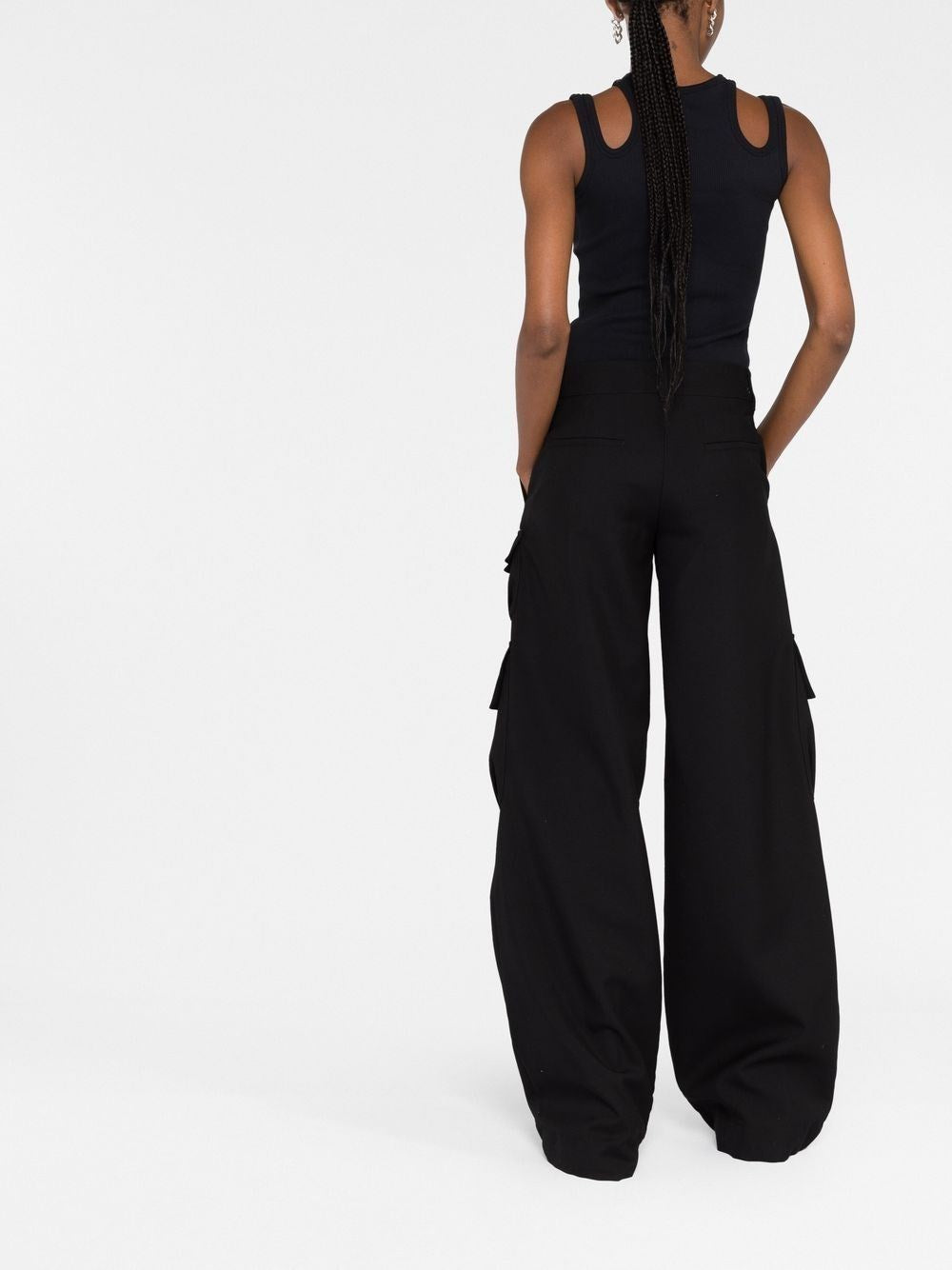 Off-White Women Black Cargo Pants OFF-WHITE