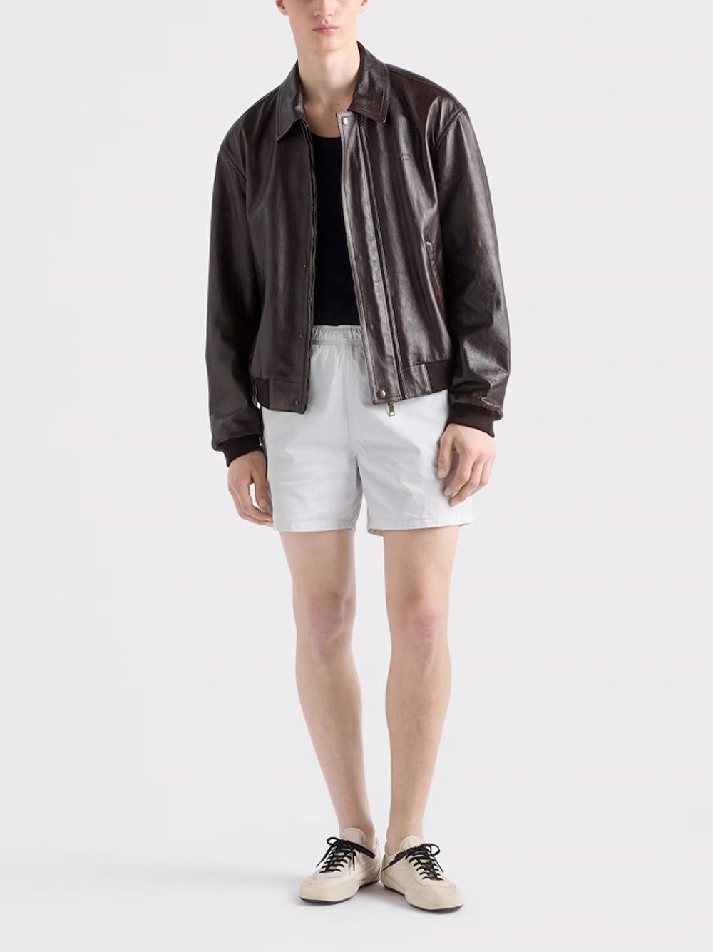 Prada Men Leather Jacket PRADA