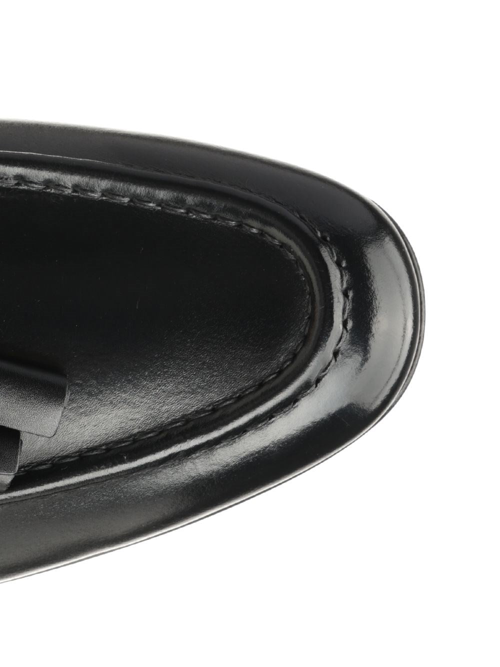 Santoni Men Brushed Leather Moccasin SANTONI