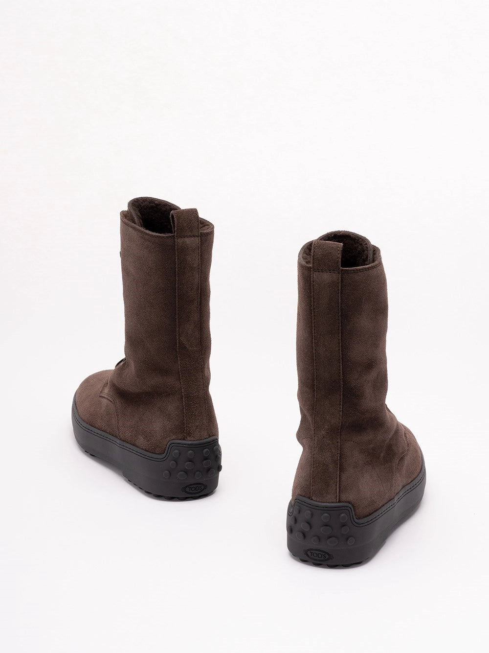 Tod's Women Winter Gommino Ankle Boots In Suede TOD'S