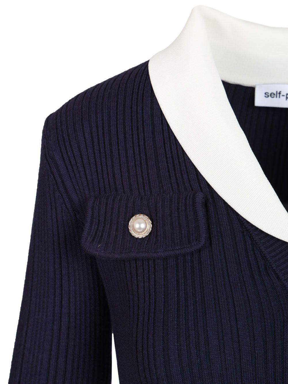 Self-Portrait Women Ribbed Cardigan SELF-PORTRAIT