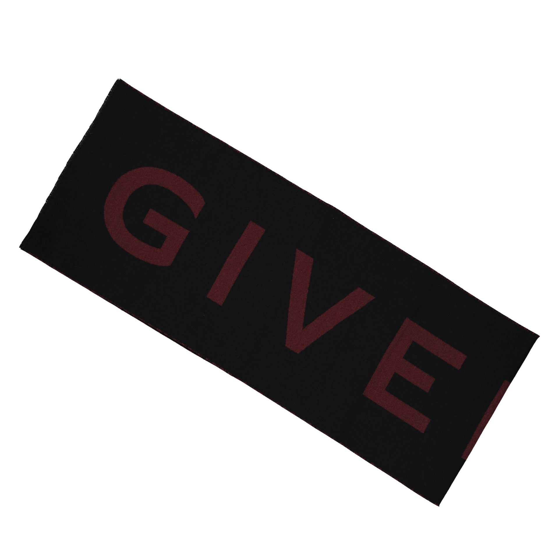Givenchy Wool Logo Scarf Men GIVENCHY